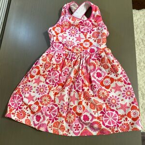 Little Sleepies Coastal Gems Cross Back Skater Dress Size 2T